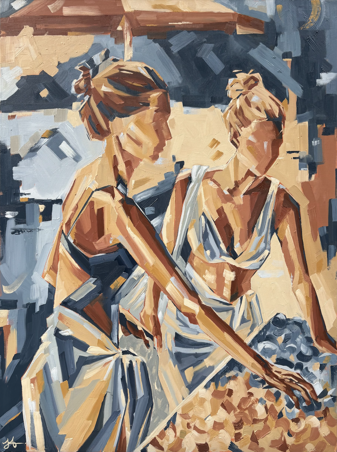 Market Day - Sophie Alliott | Artist in London | Framed Form & Sculptures