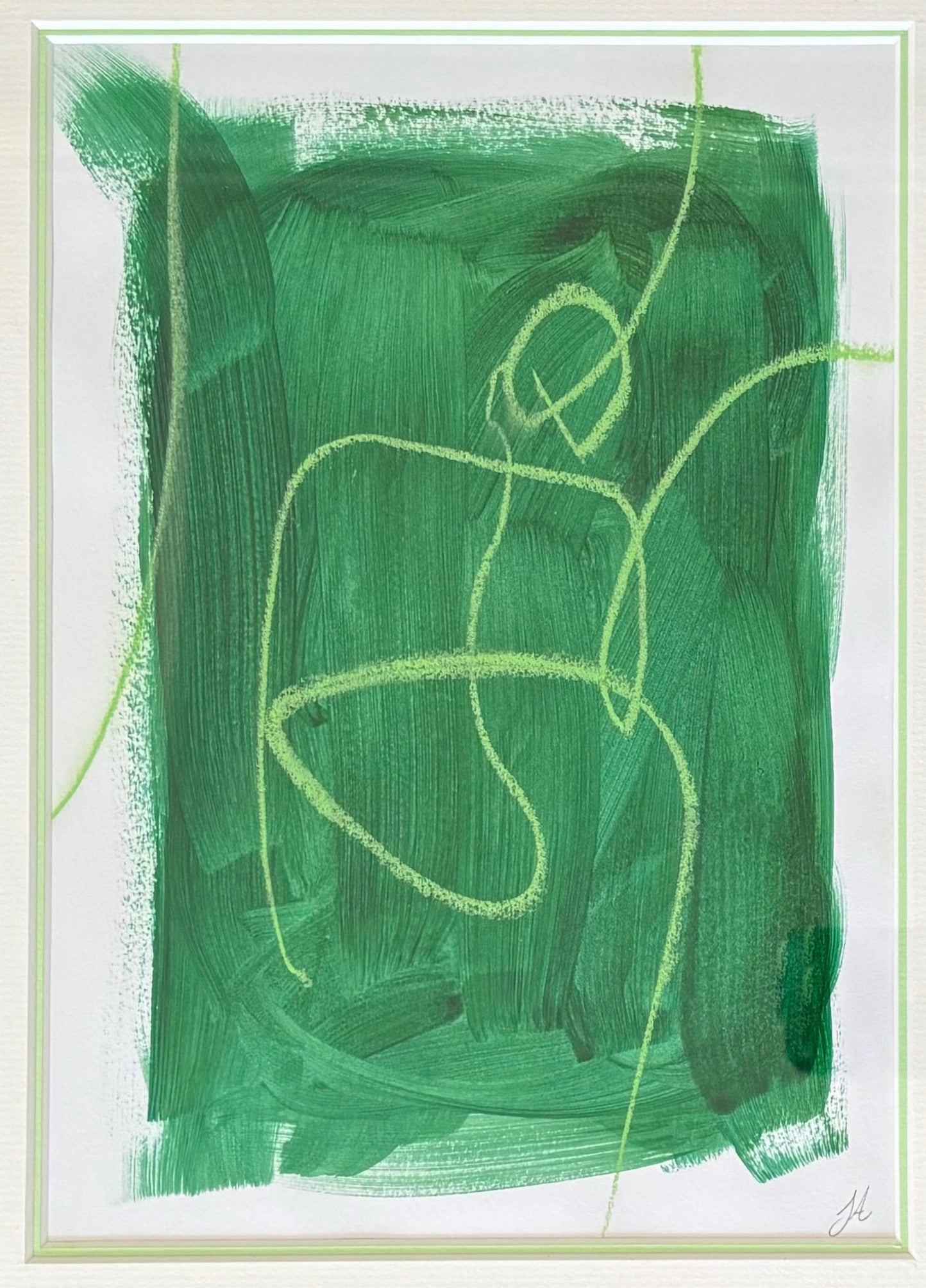 FIGURES IN THE GREEN - Sophie Alliott | Artist in London | Framed Form & Sculptures