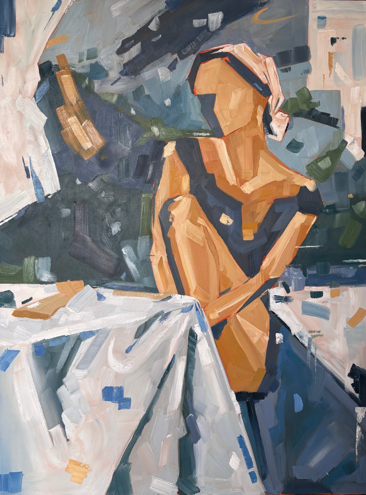 GIRL IN PROVENCE - Sophie Alliott | Artist in London | Framed Form & Sculptures