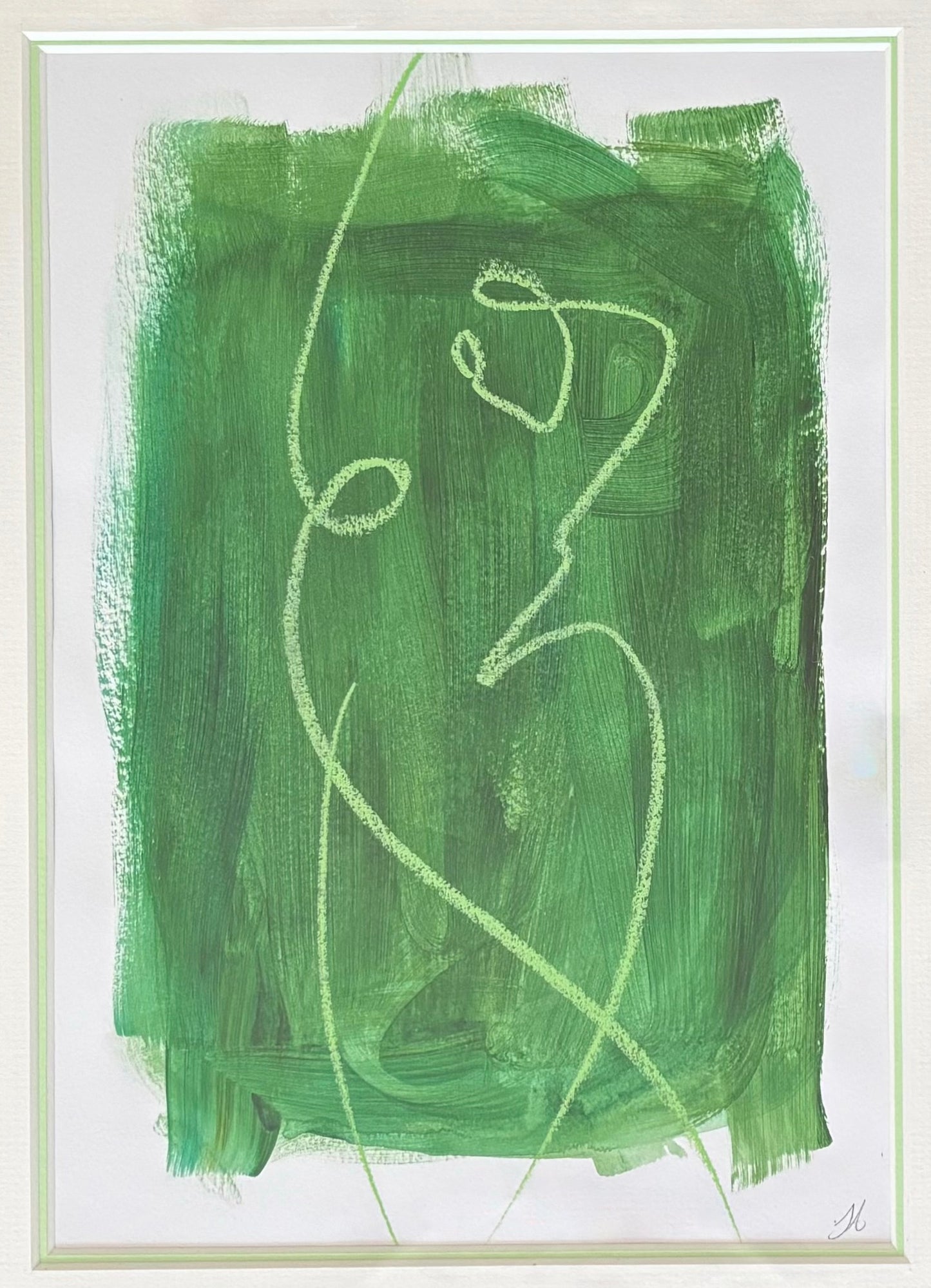 FIGURES IN THE GREEN - Sophie Alliott | Artist in London | Framed Form & Sculptures