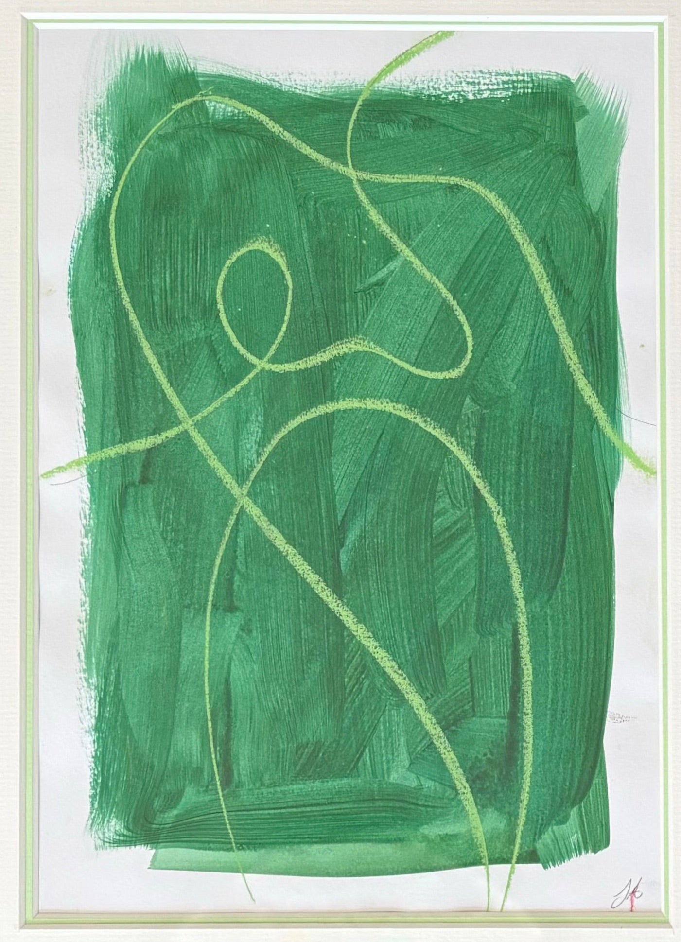 FIGURES IN THE GREEN - Sophie Alliott | Artist in London | Framed Form & Sculptures