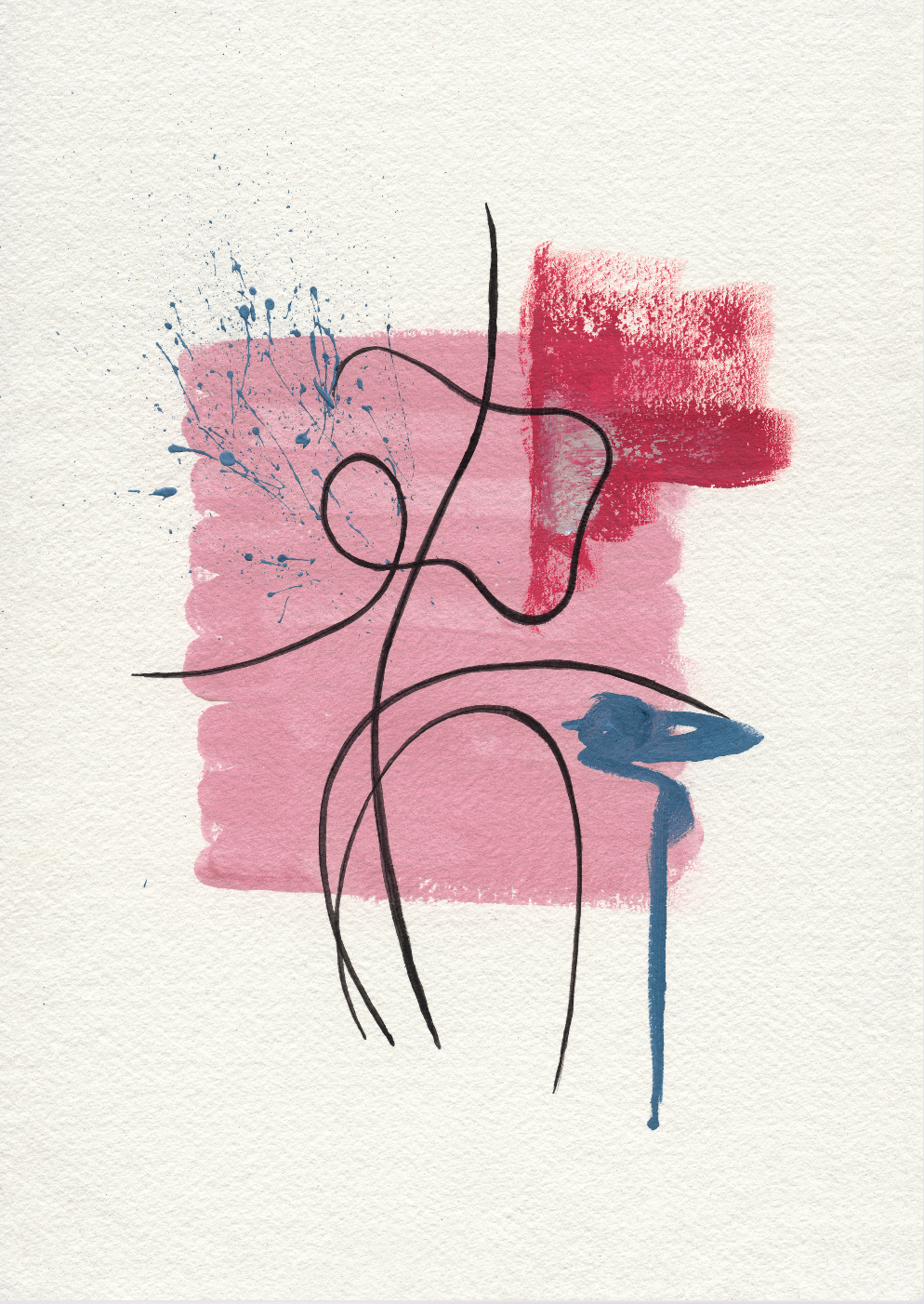Forms in Colour 1 - Sophie Alliott | Artist in London | Framed Form & Sculptures