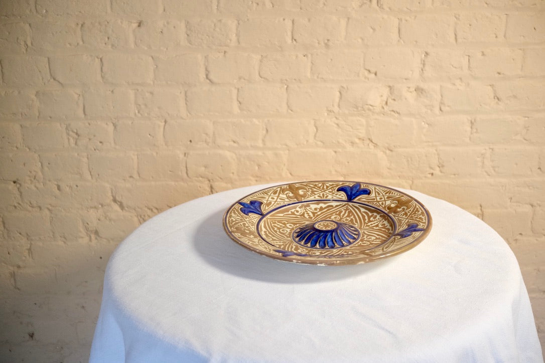 HISPANO MORESQUE DISH - Sophie Alliott | Artist in London | Framed Form & Sculptures