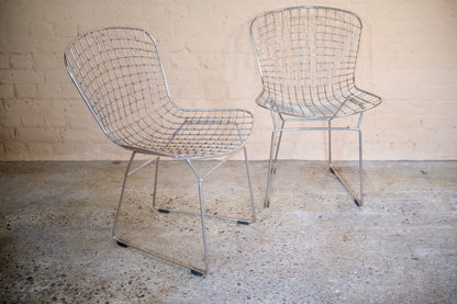 HARRY BERTOIA KNOLL STYLE BASKET CHAIRS - Sophie Alliott | Artist in London | Framed Form & Sculptures