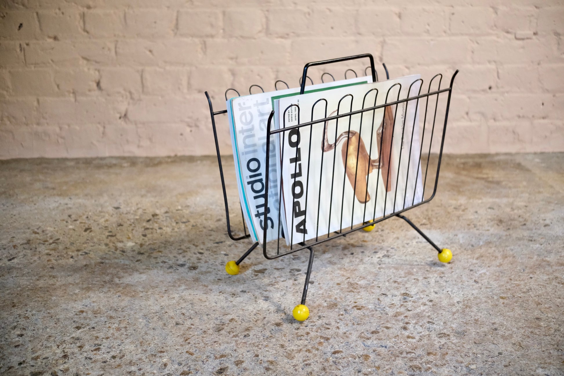 ATOMIC 60'S MAGAZINE RACK - Sophie Alliott | Artist in London | Framed Form & Sculptures