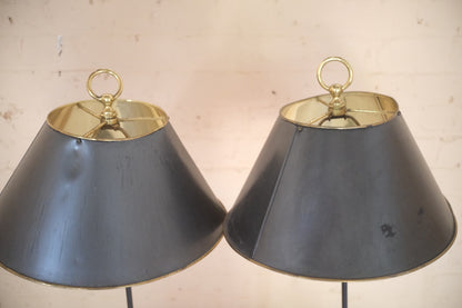 BRASS & IRON TABLE LAMPS - Sophie Alliott | Artist in London | Framed Form & Sculptures