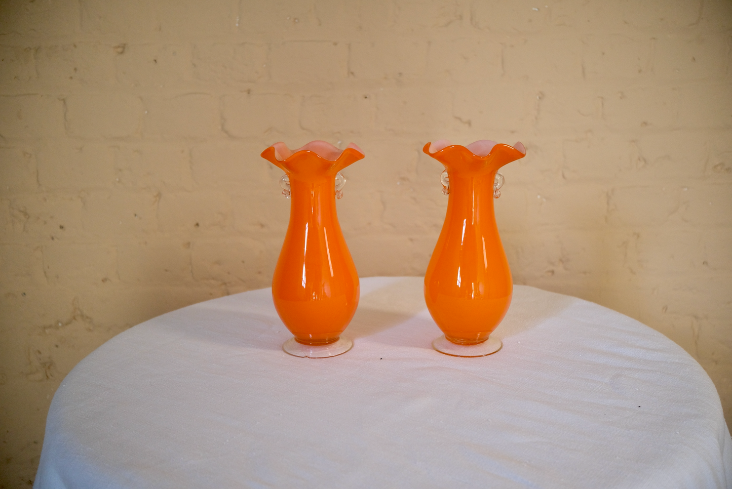 A PAIR OF MID CENTURY ART GLASSES - Sophie Alliott | Artist in London | Framed Form & Sculptures