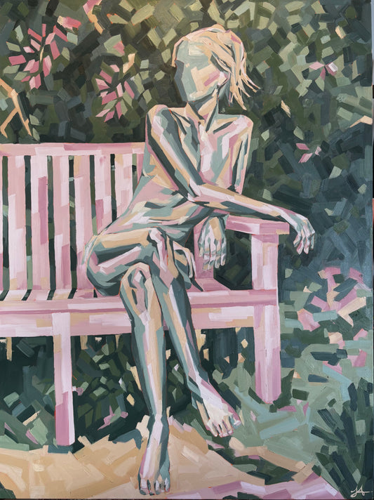 LAZY SUMMER DAYS - Sophie Alliott | Artist in London | Framed Form & Sculptures