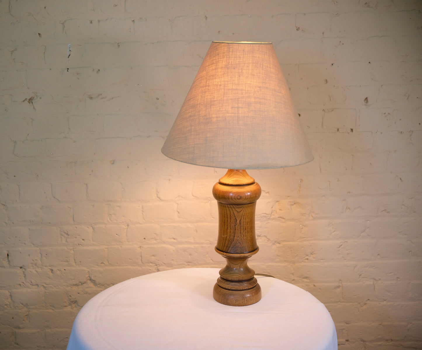 DANISH WOODEN LAMP - Sophie Alliott | Artist in London | Framed Form & Sculptures