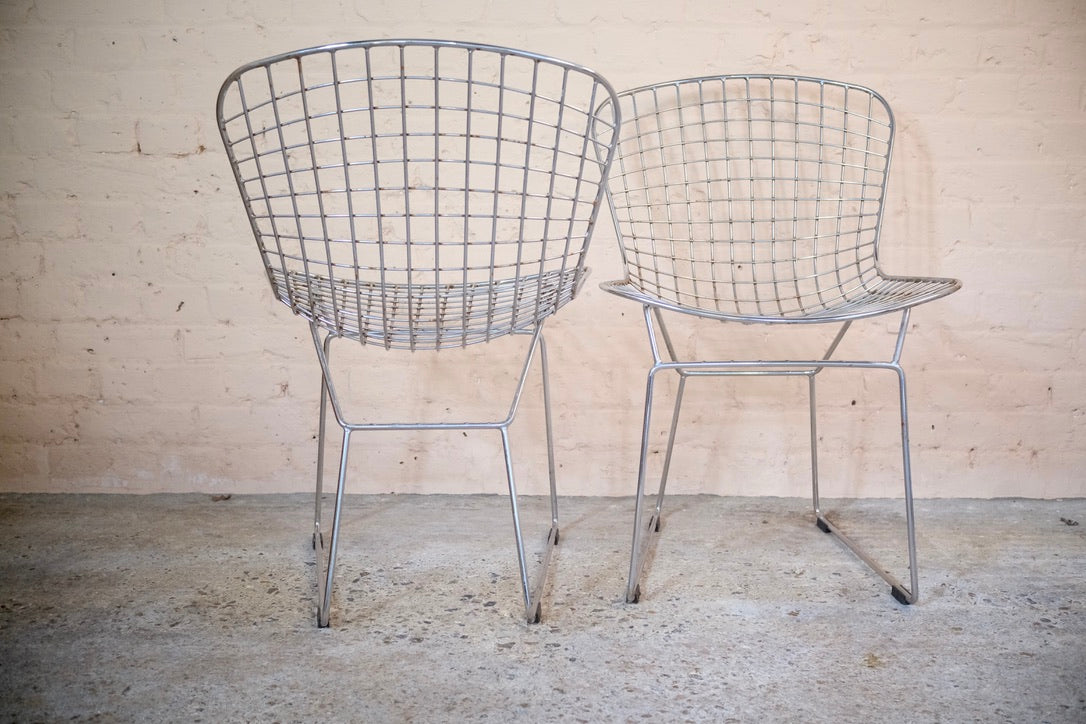 HARRY BERTOIA KNOLL STYLE BASKET CHAIRS - Sophie Alliott | Artist in London | Framed Form & Sculptures