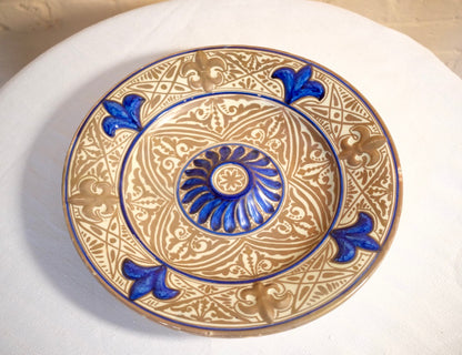 HISPANO MORESQUE DISH - Sophie Alliott | Artist in London | Framed Form & Sculptures