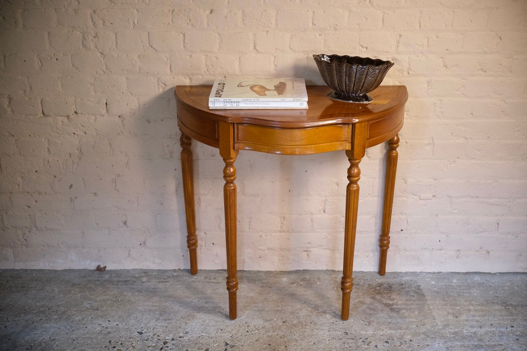 DEMI LUNE SIDE TABLE - Sophie Alliott | Artist in London | Framed Form & Sculptures