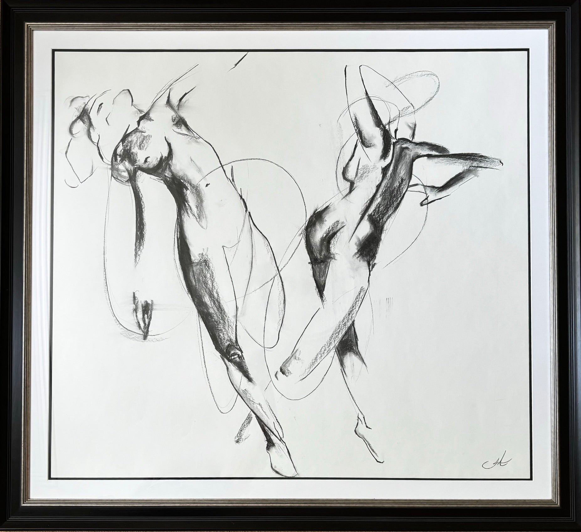 Dancers 2 - Sophie Alliott | Artist in London | Framed Form & Sculptures