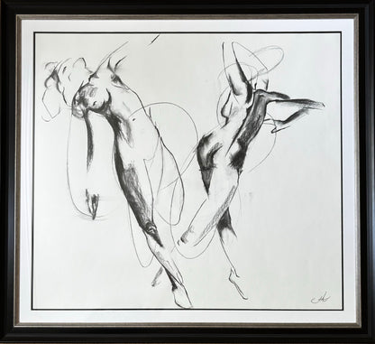 Dancers 2 - Sophie Alliott | Artist in London | Framed Form & Sculptures