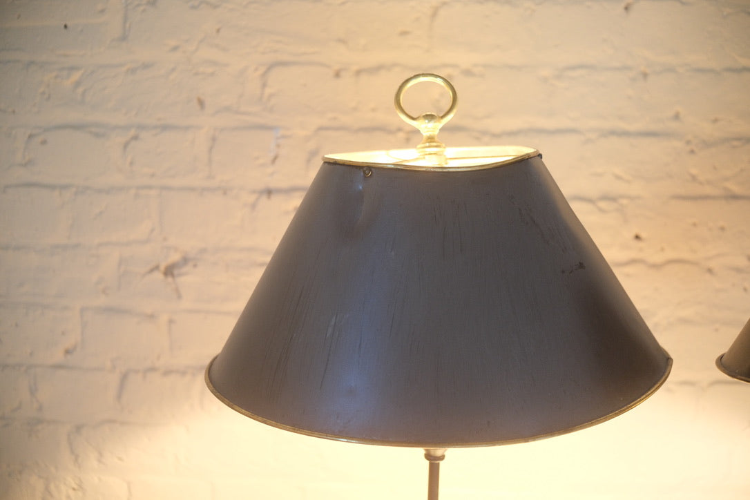 BRASS & IRON TABLE LAMPS - Sophie Alliott | Artist in London | Framed Form & Sculptures