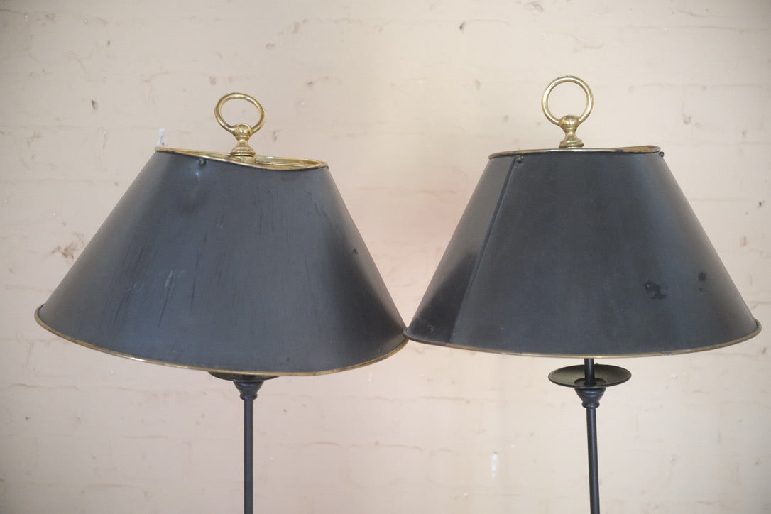 BRASS & IRON TABLE LAMPS - Sophie Alliott | Artist in London | Framed Form & Sculptures