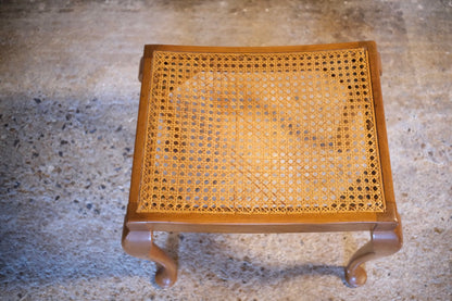 CANE TOPPED STOOL - Sophie Alliott | Artist in London | Framed Form & Sculptures