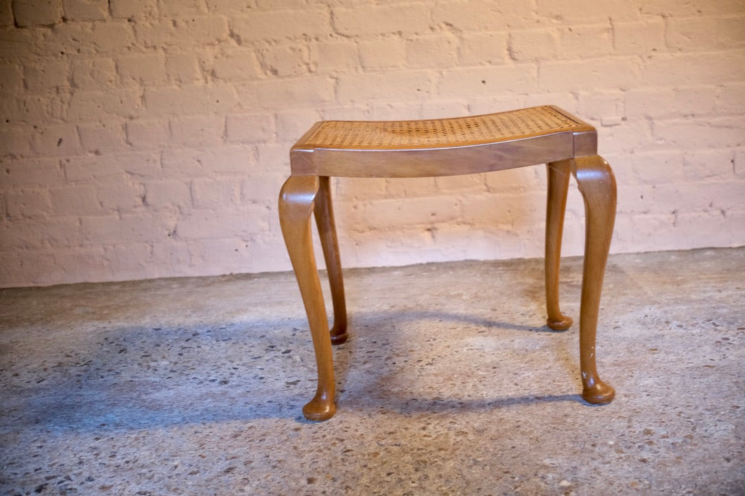 CANE TOPPED STOOL - Sophie Alliott | Artist in London | Framed Form & Sculptures