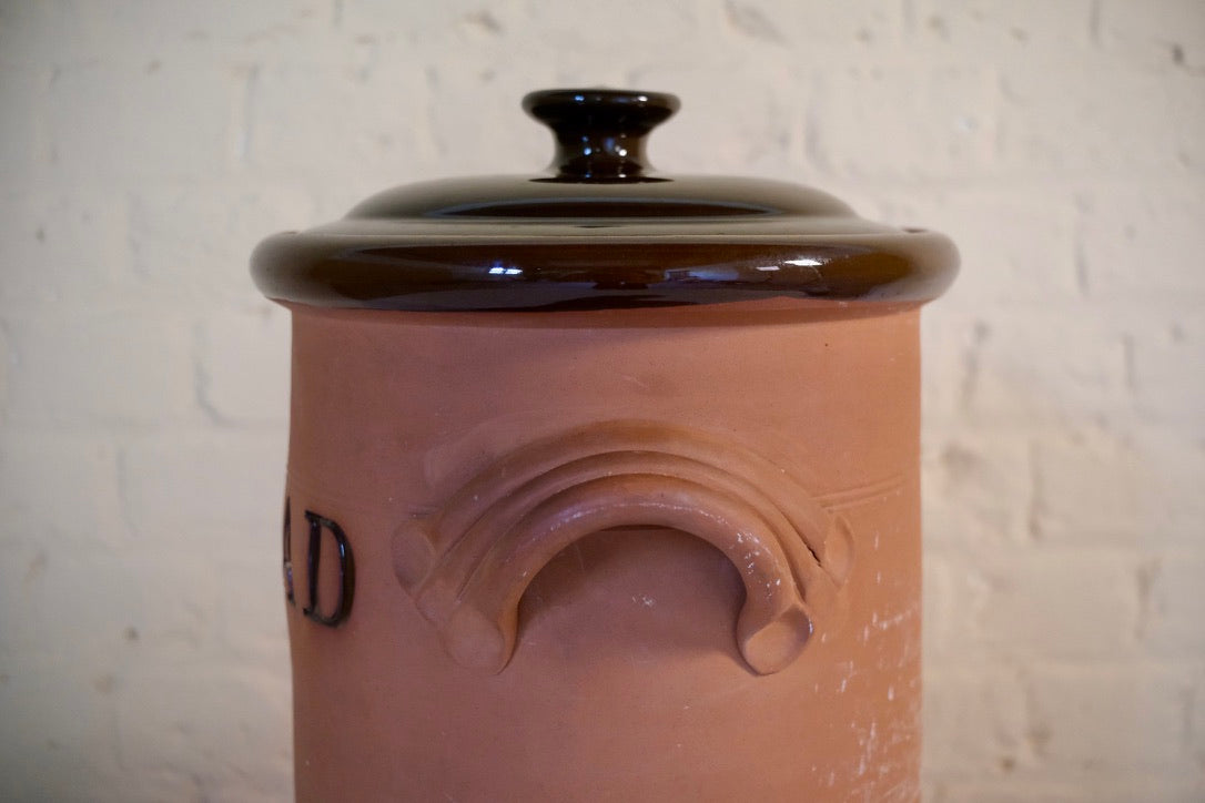 TERRACOTTA BREAD BIN - Sophie Alliott | Artist in London | Framed Form & Sculptures