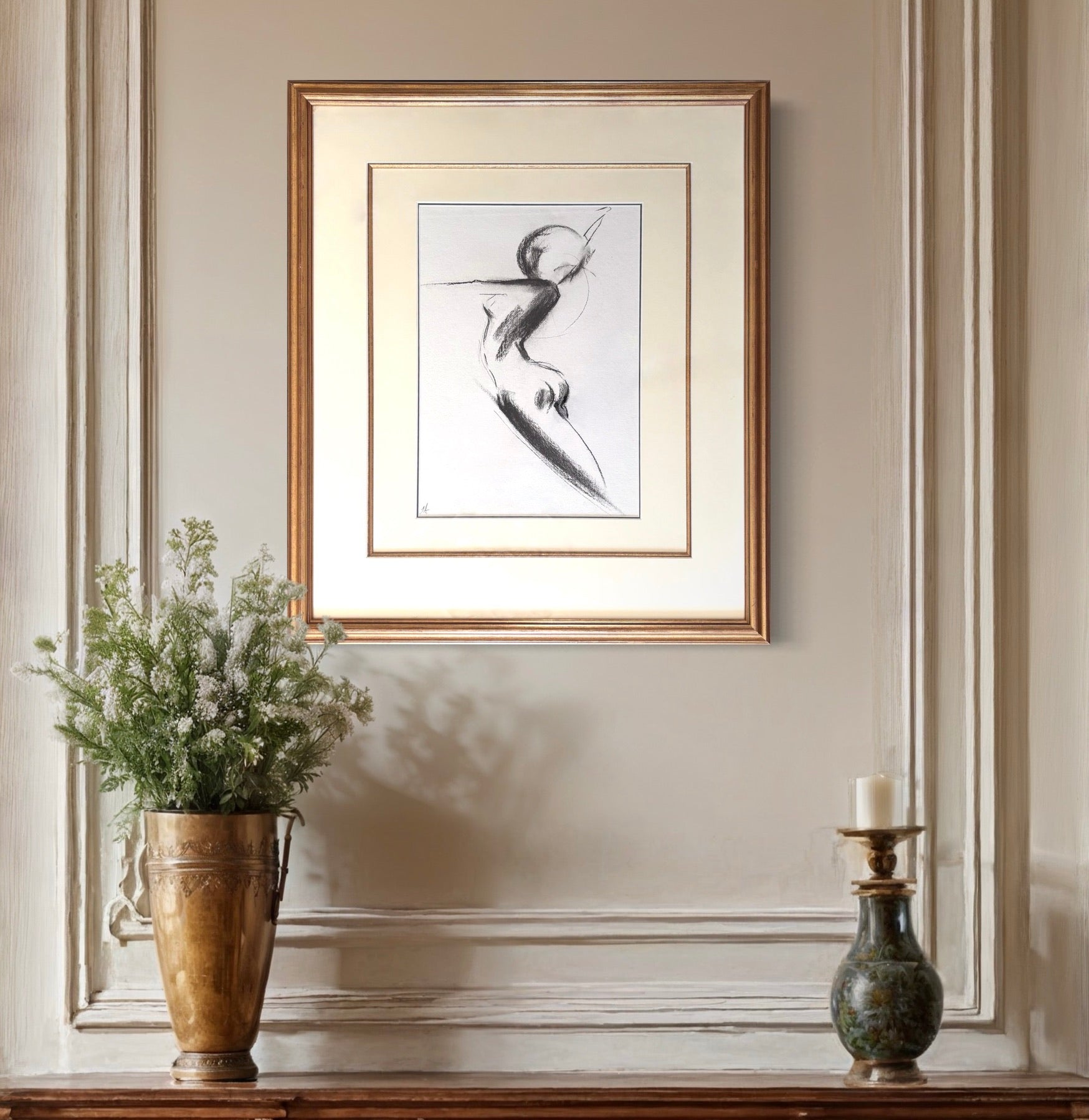 DANCING IN THE MOON - Sophie Alliott | Artist in London | Framed Form & Sculptures