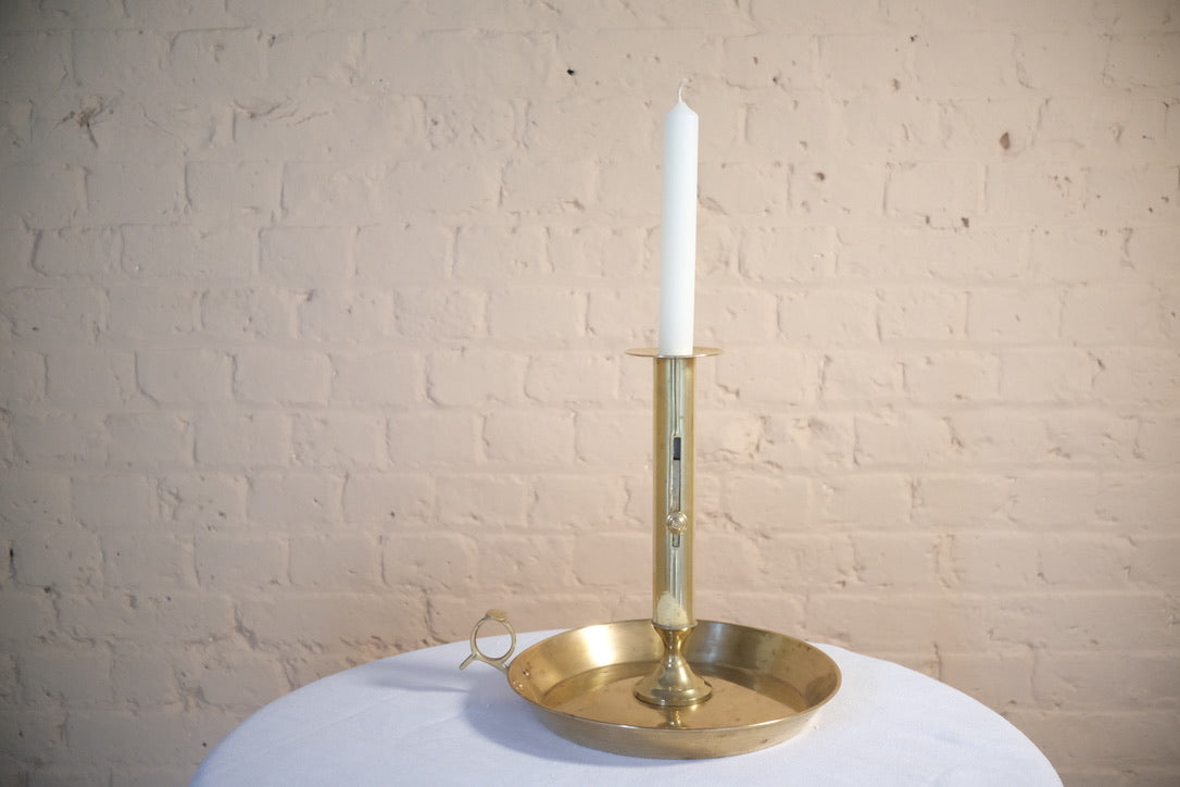 BRASS CANDLE HOLDER - Sophie Alliott | Artist in London | Framed Form & Sculptures