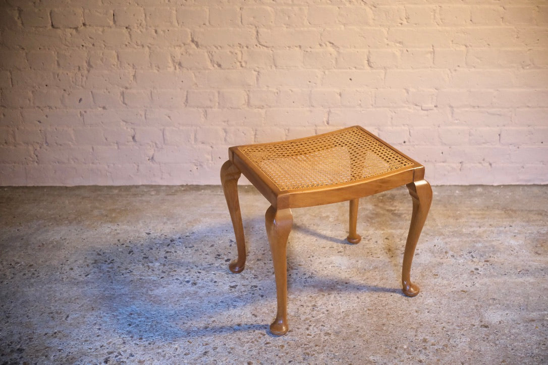 CANE TOPPED STOOL - Sophie Alliott | Artist in London | Framed Form & Sculptures