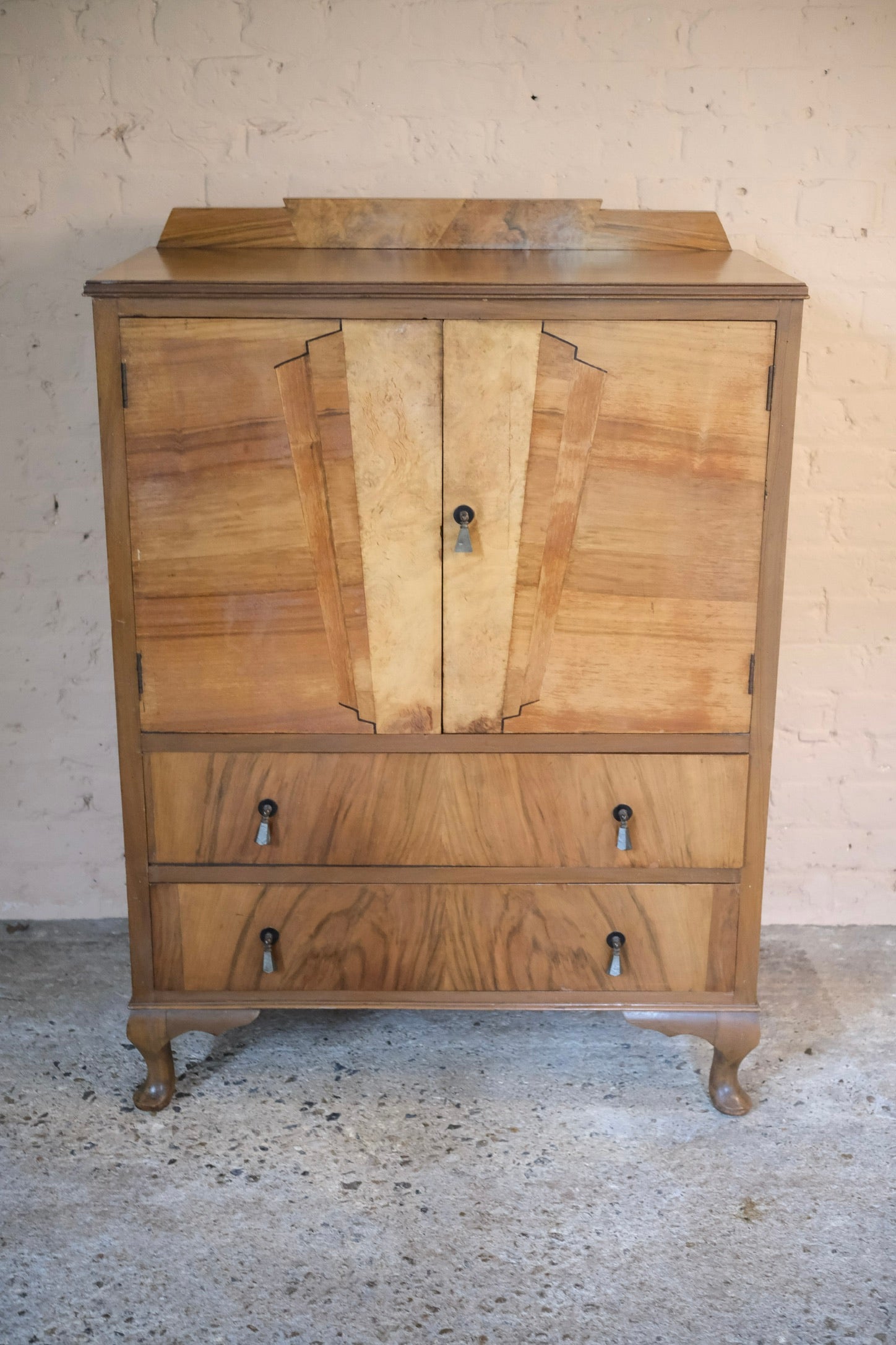 EARLY 20C WALNUT SIDE CABINET - Sophie Alliott | Artist in London | Framed Form & Sculptures