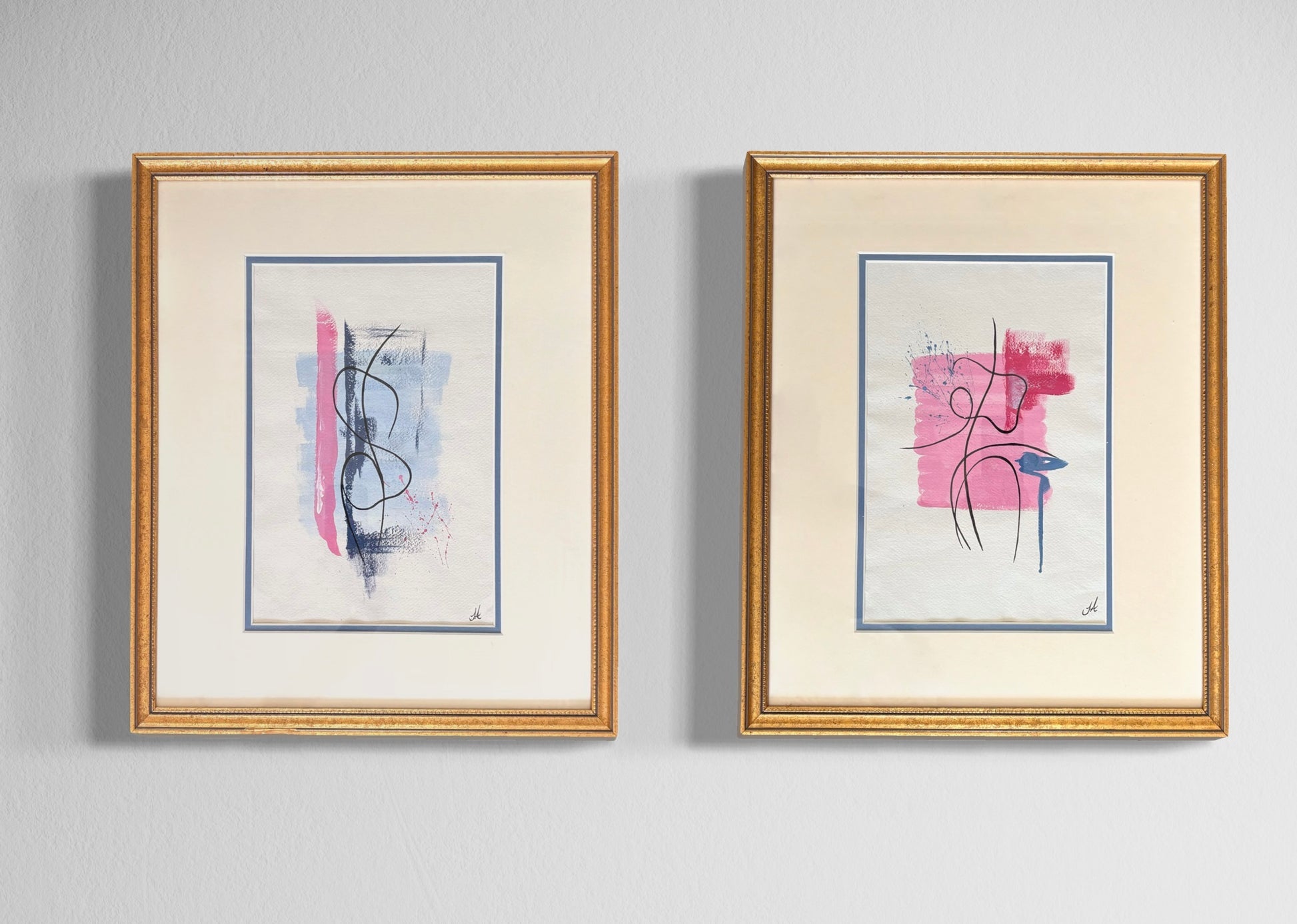 Forms in colour - Sophie Alliott | Artist in London | Framed Form & Sculptures