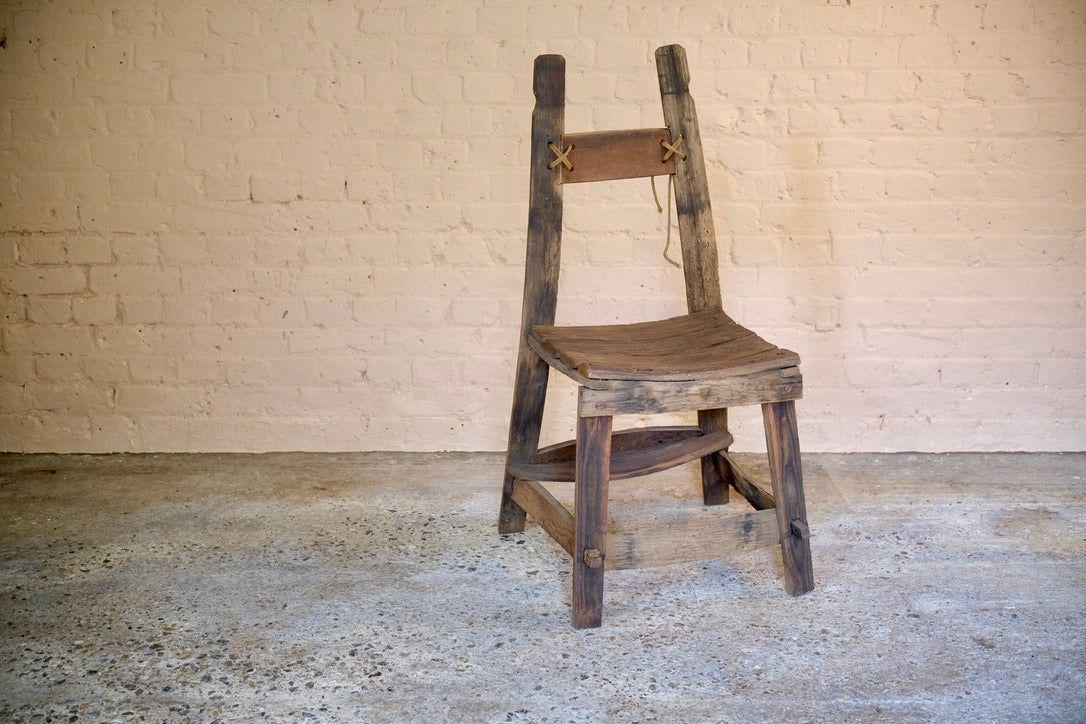 RUSTIC CHAIR - Sophie Alliott | Artist in London | Framed Form & Sculptures