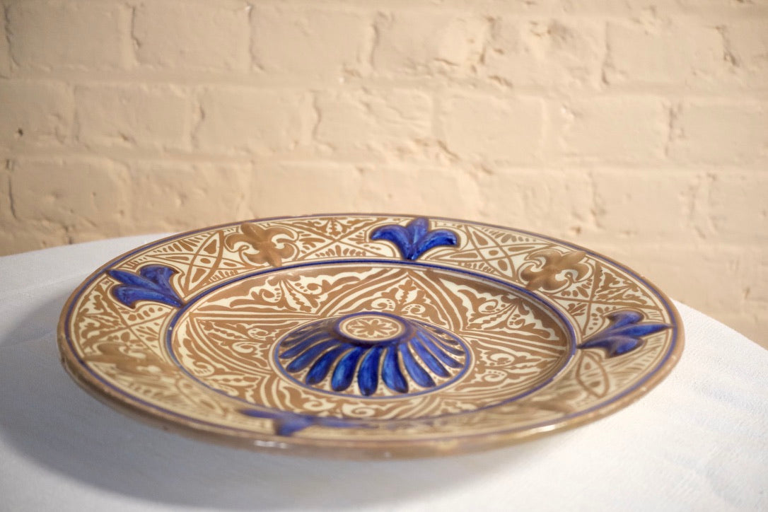 HISPANO MORESQUE DISH - Sophie Alliott | Artist in London | Framed Form & Sculptures