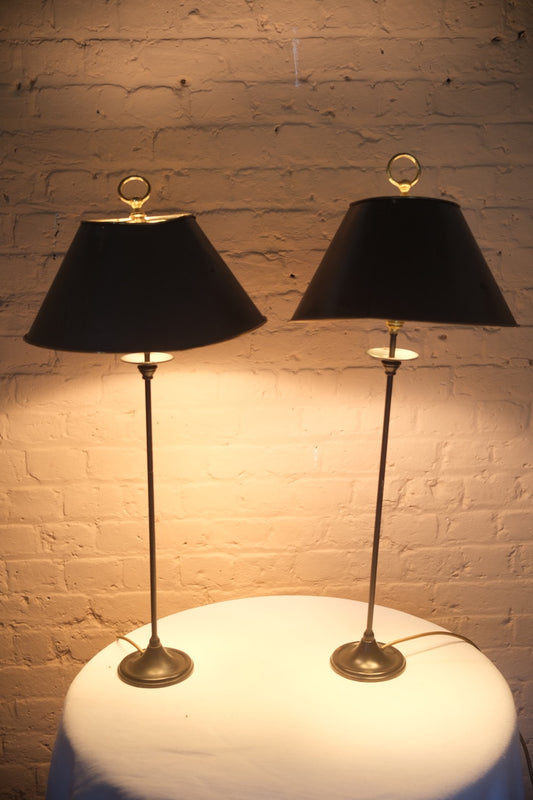 BRASS & IRON TABLE LAMPS - Sophie Alliott | Artist in London | Framed Form & Sculptures