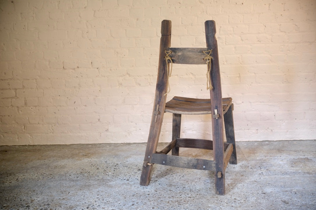 RUSTIC CHAIR - Sophie Alliott | Artist in London | Framed Form & Sculptures