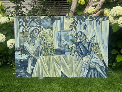 TAVERNA MORNING 1 - Sophie Alliott | Artist in London | Framed Form & Sculptures