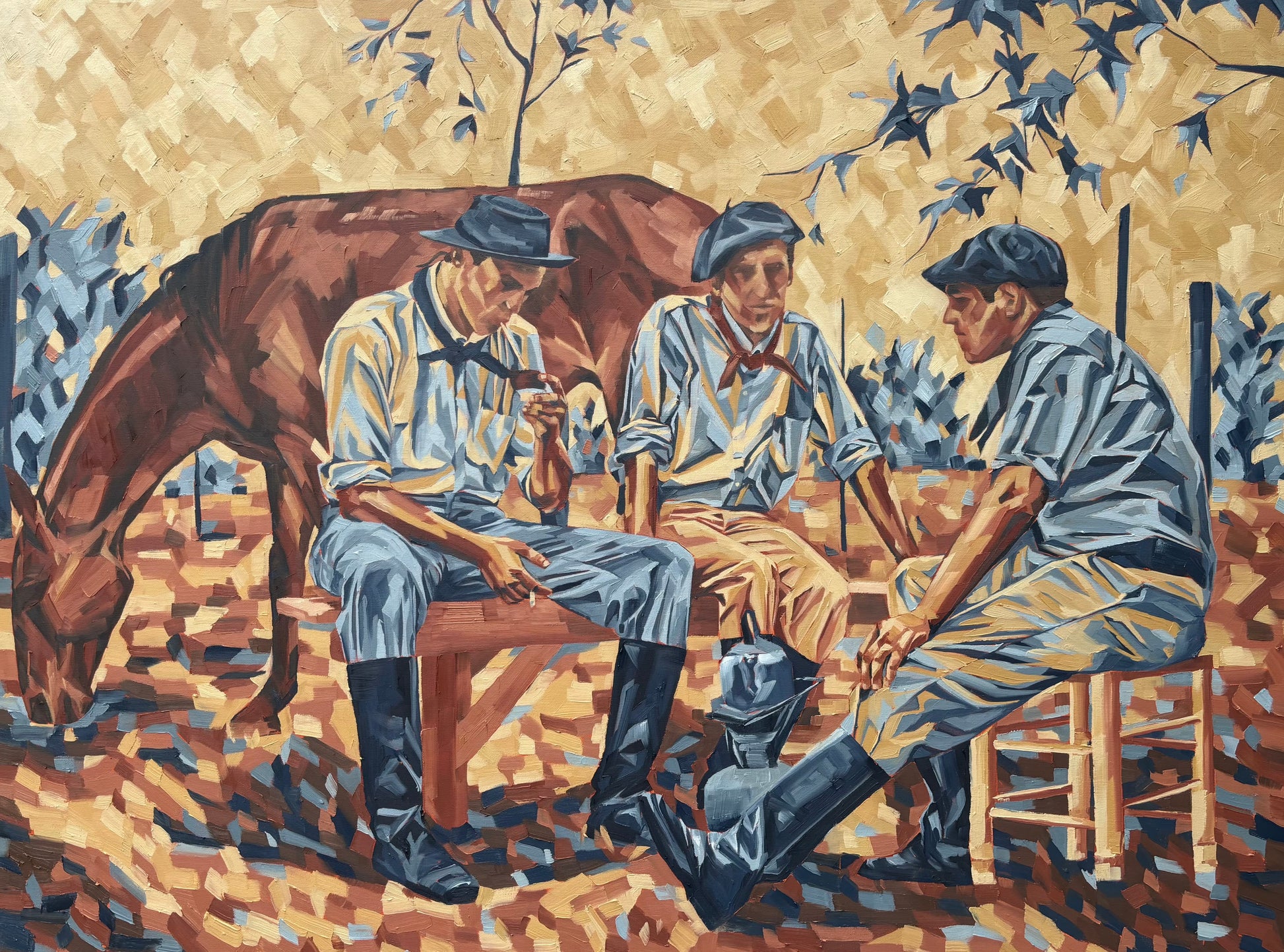 Brothers - Sophie Alliott | Artist in London | Framed Form & Sculptures