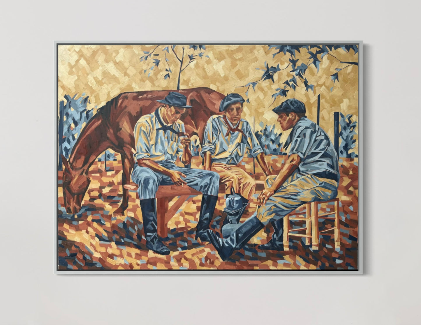 Brothers - Sophie Alliott | Artist in London | Framed Form & Sculptures