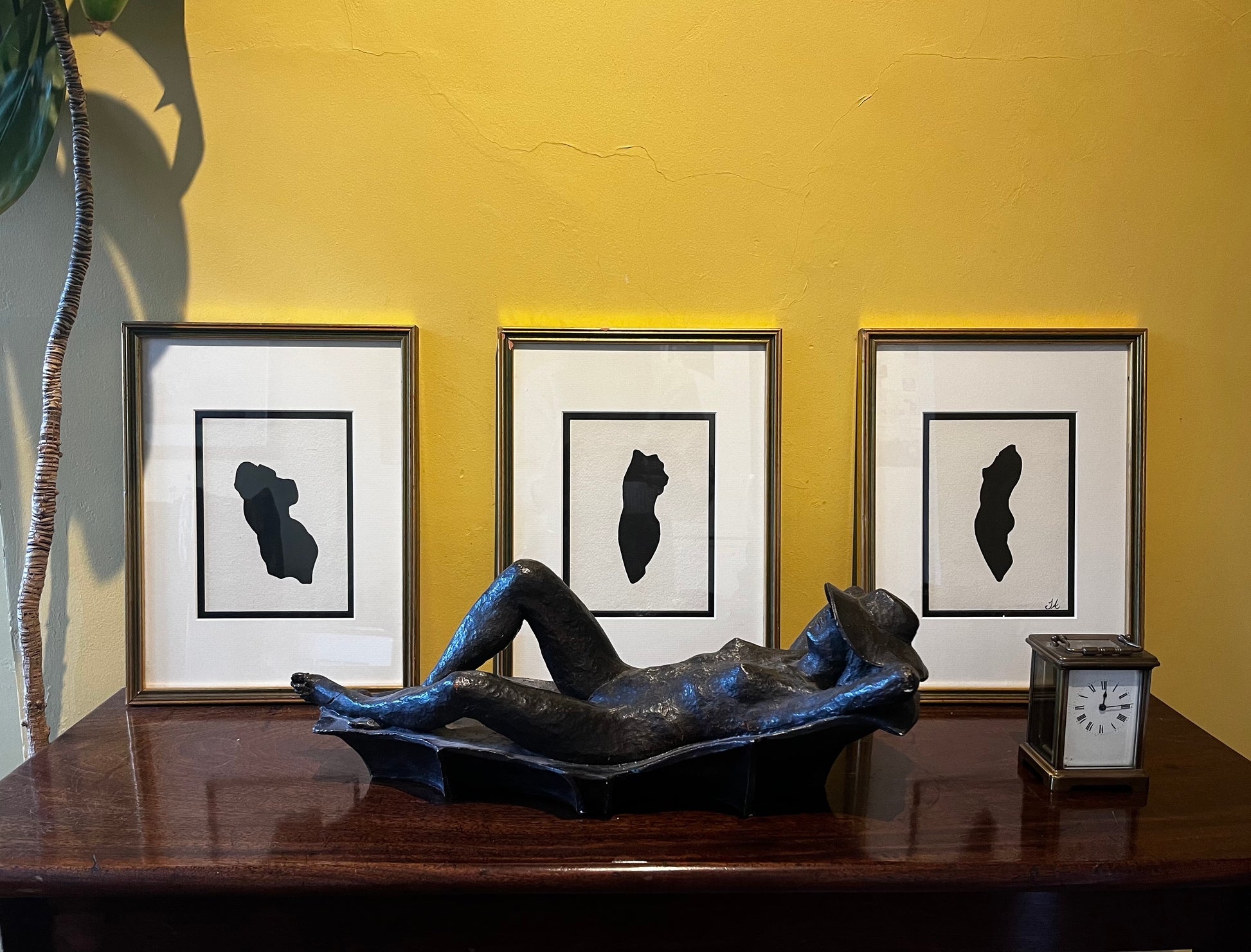 Three Silhouettes - Sophie Alliott | Artist in London | Framed Form & Sculptures